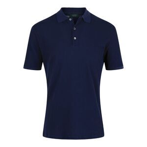 Slowear Zanone Ice Piquet Slim-Fit Polo Blue Mens